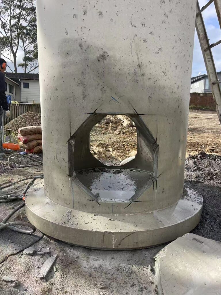 Stormwater manhole and pipes