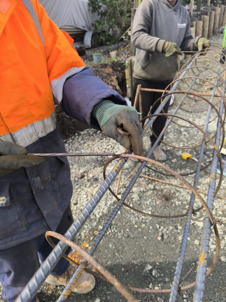 Foundation reinforcing steel